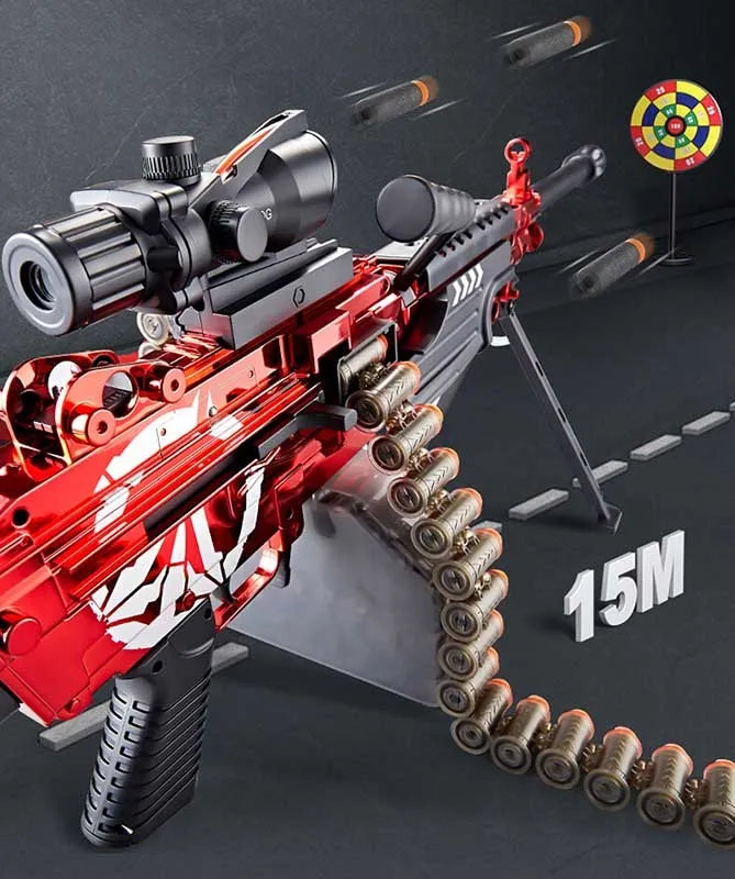 M249 machine gun foam dart Nerf blaster