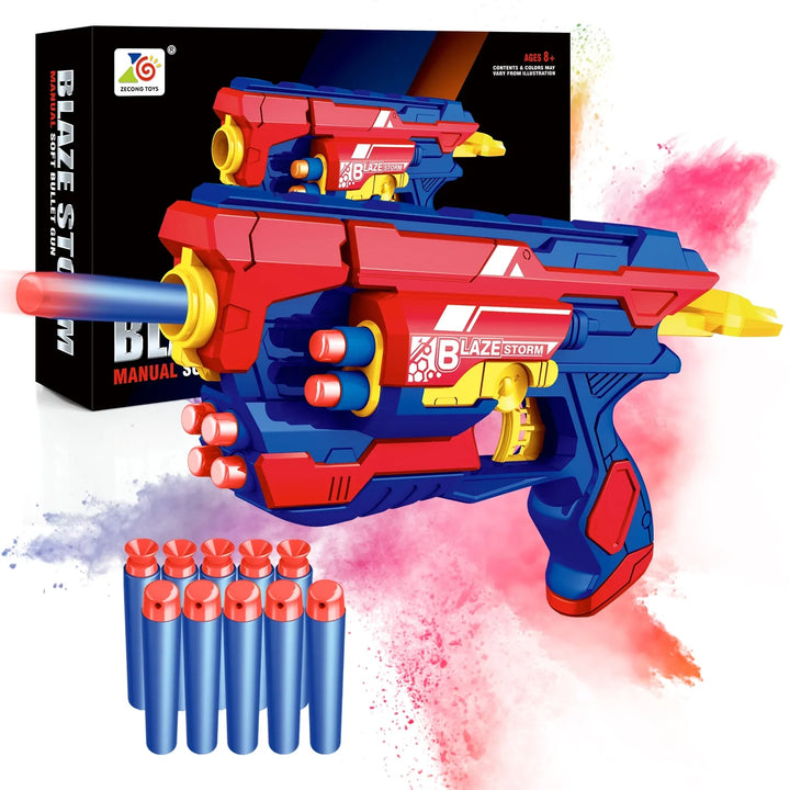 Cool Manual Child Pistol Nerf Guns