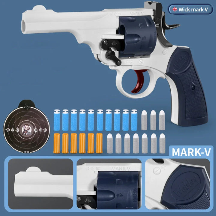 John Wick 4 MK5 Revolver Nerf Guns