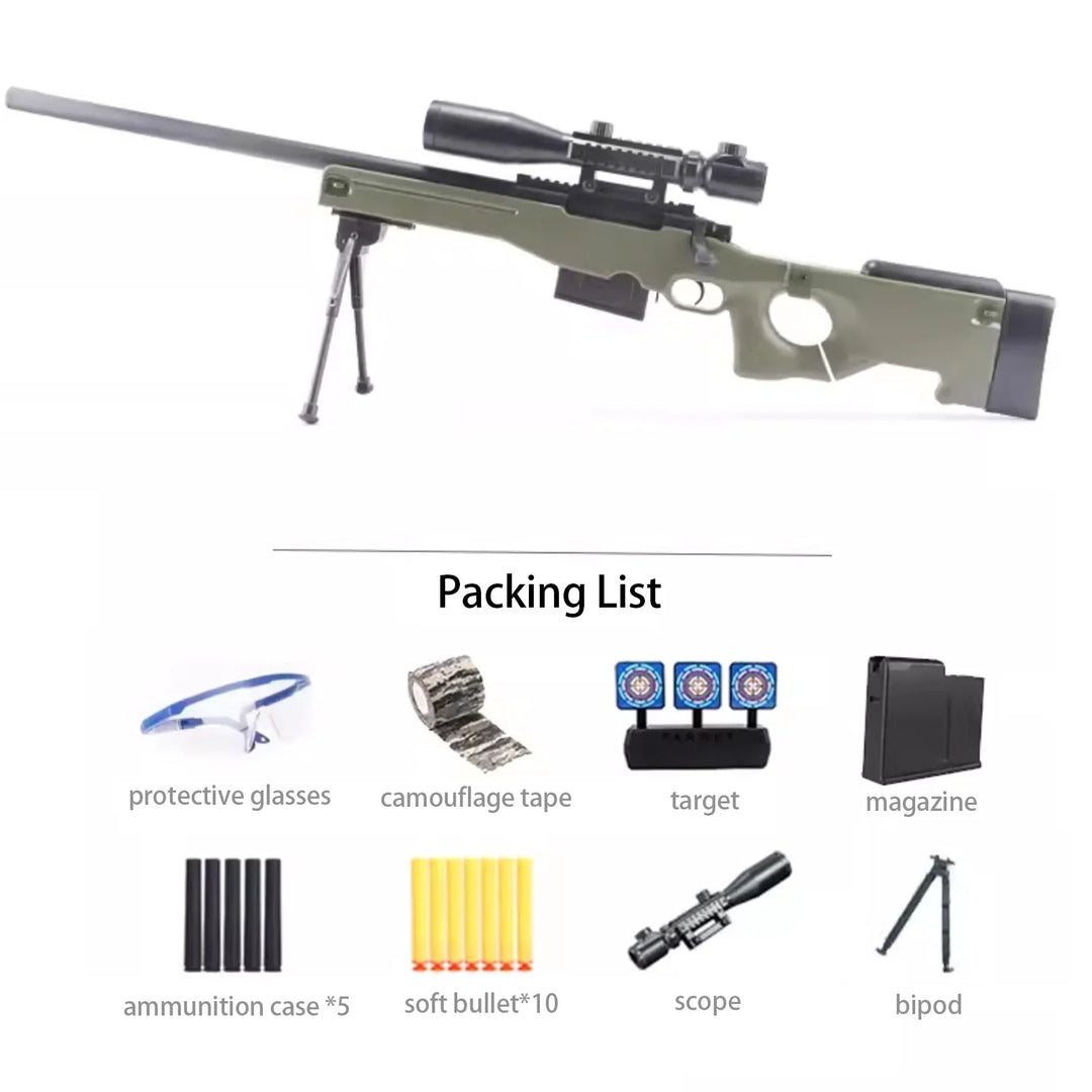 Camouflage AWM Sniper Rifle Best Nerf Guns