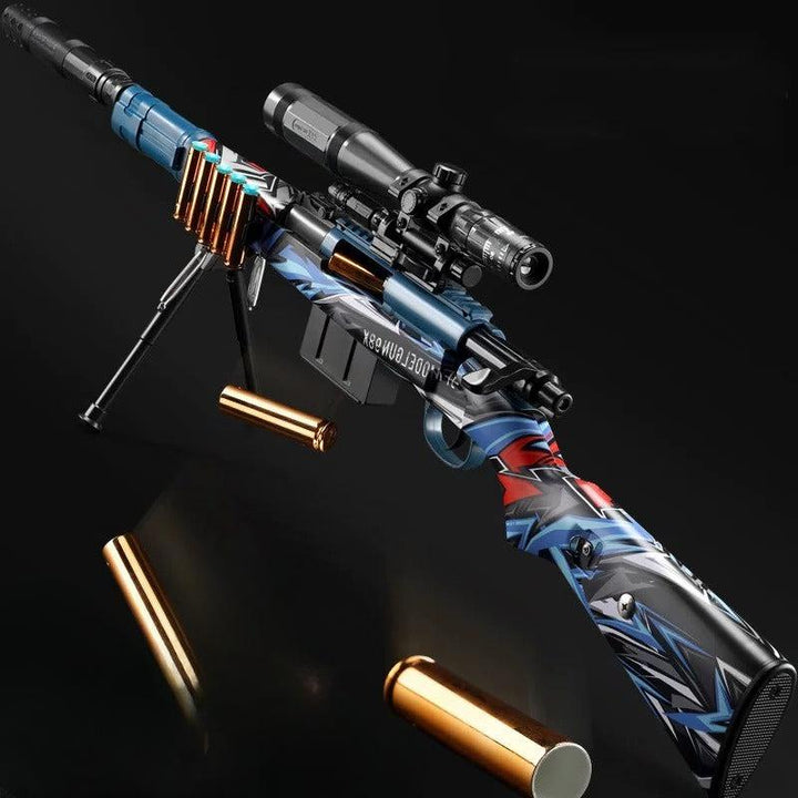 Graffiti Shell-Ejecting AWM Sniper Gun Nerf Gun