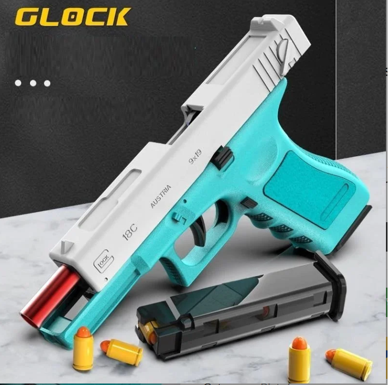 Automatic Shell Ejection Glock G18 Pistol Nerf Guns