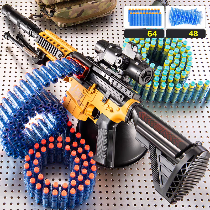 HK416 Gatling Machine Gun Nerf Blaster