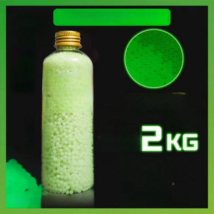 7-8mm compression resistant 2kg luminous gel ball