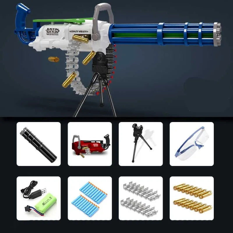 With Shell Ejection Minigun Nerf Gatling Gun