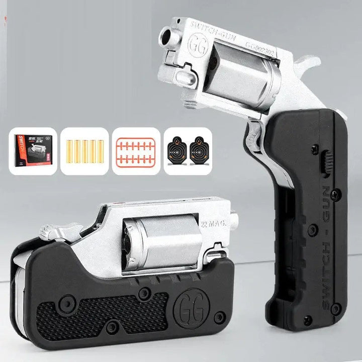 Mini Alloy Switch-Gun Revolver Nerf Guns