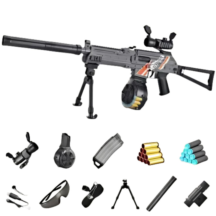 Manual Automatic AK-74U Rifle Gun Nerf Guns