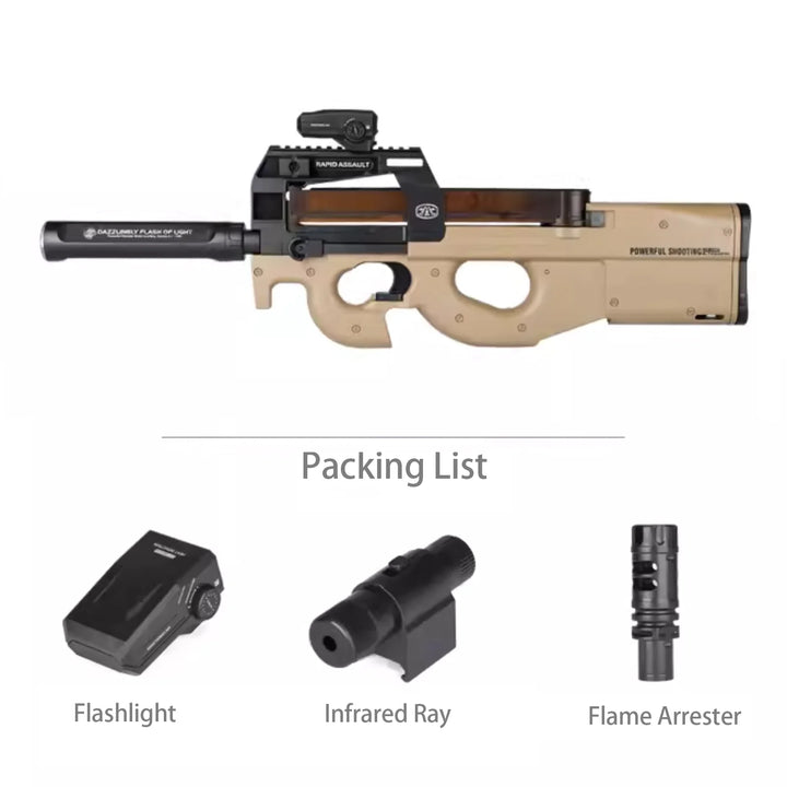 semi automatic P90 smg gun gel blaster