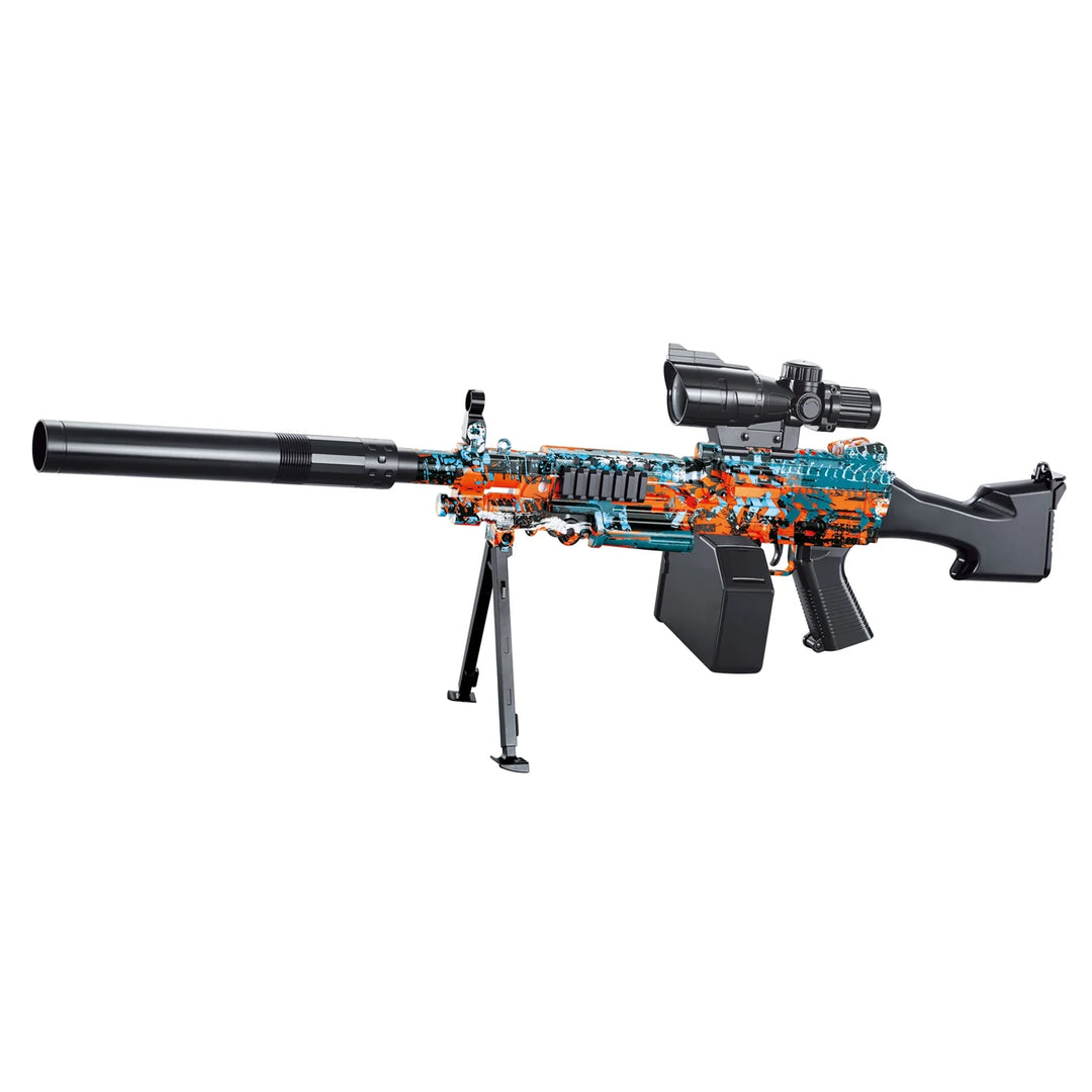 Colorful m249 machine gun gel blaster