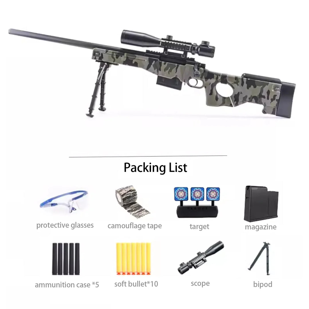 Camouflage AWM Sniper Rifle Best Nerf Guns