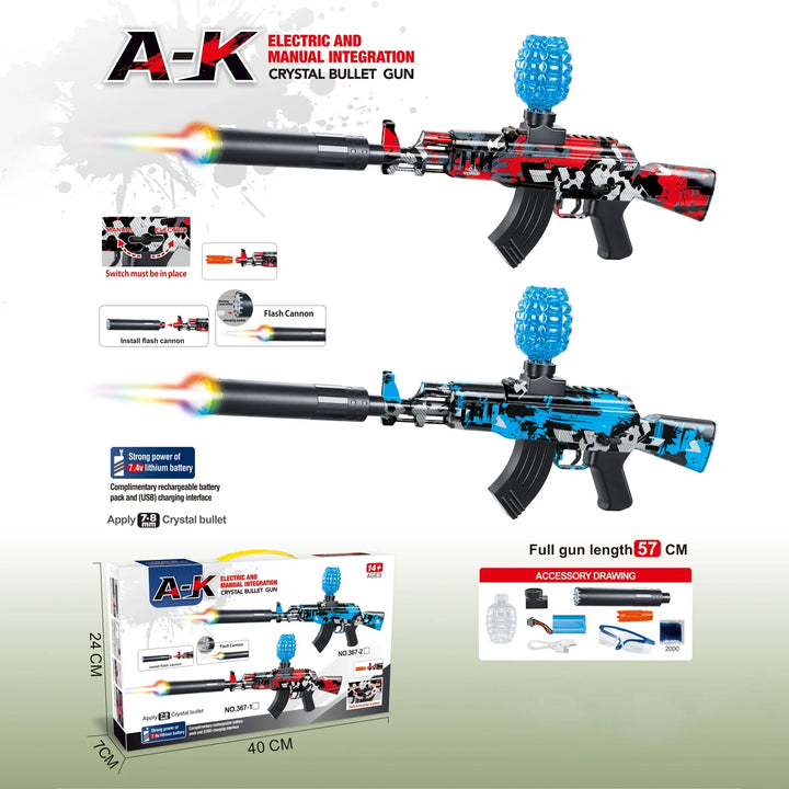 Semi Automatic AK47 Rifle Gel Blaster