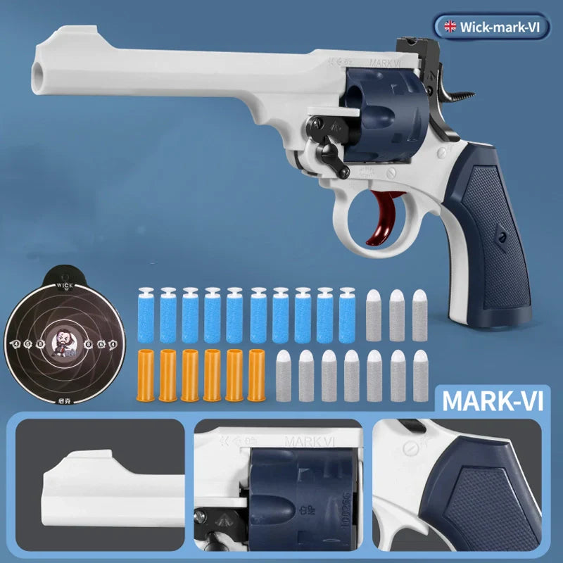 John Wick 4 MK6 Revolver Nerf Guns