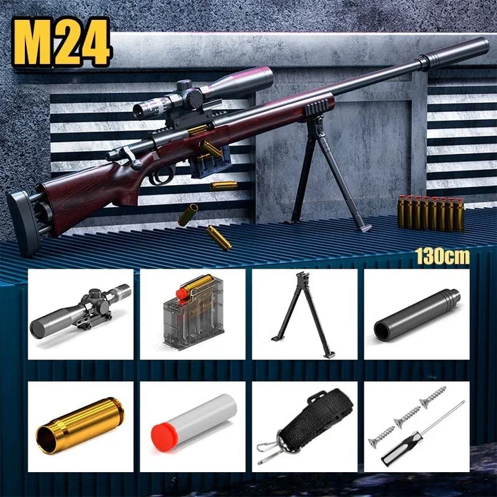 M24 Sniper Rifle Gun Realistic Nerf Guns