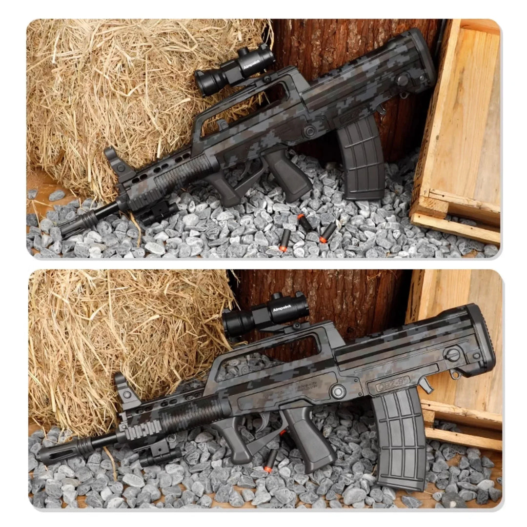 Camouflage Automatic QBZ 95 Rifle Realistic Nerf Guns