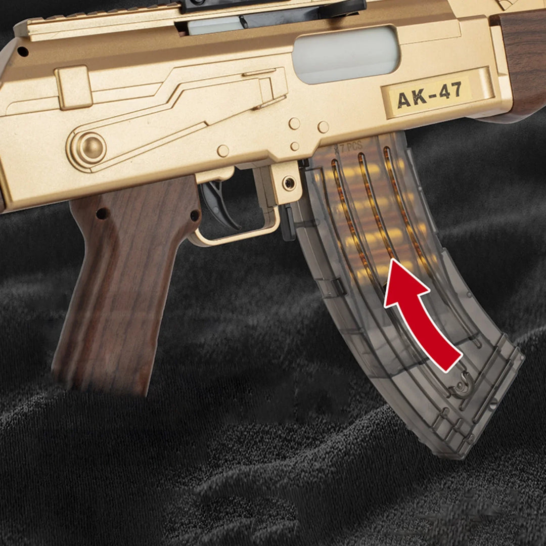 Semi Automatic AK47 Rifle realistc nerf guns