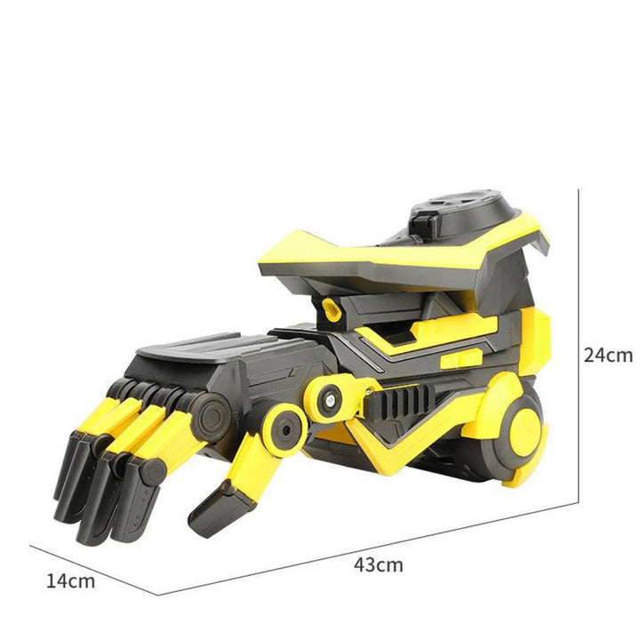 yellow fully automatic Mechanical Arm gel blaster