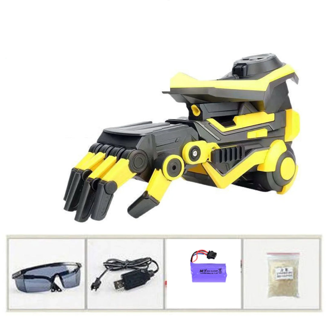 yellow fully automatic Mechanical Arm gel blaster