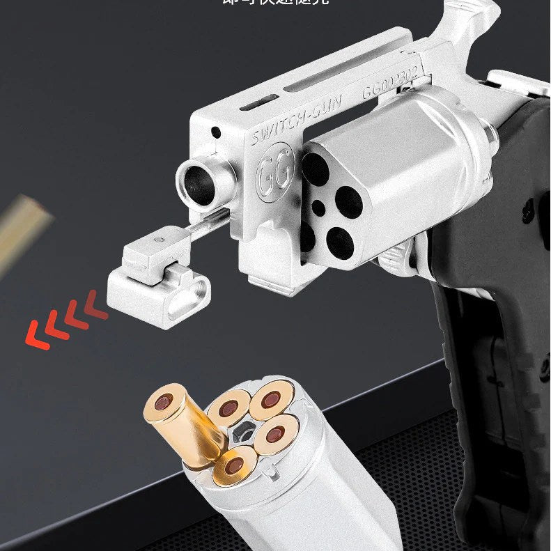 Mini Alloy Switch-Gun Revolver Nerf Guns