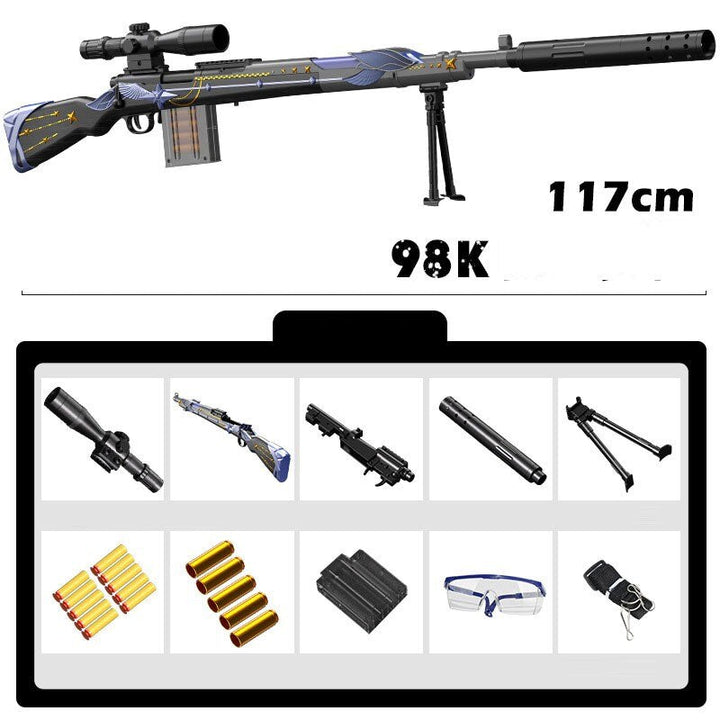 Big Realistic Kar98k Sniper Rifle Nerf Gun