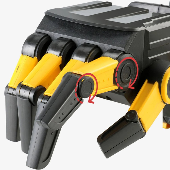 yellow fully automatic Mechanical Arm gel blaster