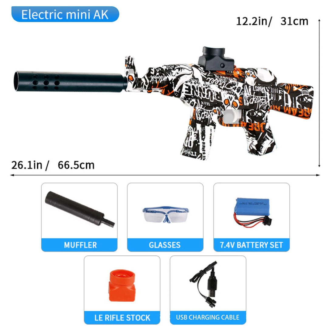 Mini Fully Automatic AK47 rifle Gel Blaster