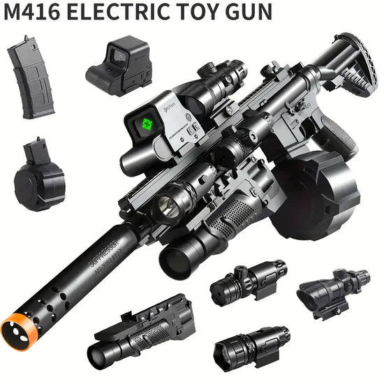 manual-automatic realistic HK416 rifle Gel Blaster