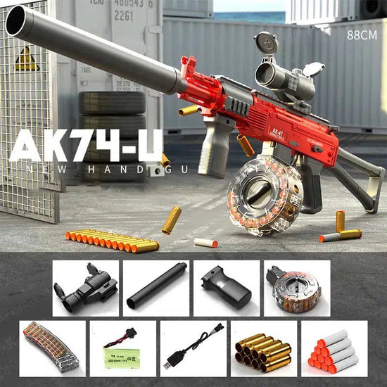 New ak74u soft foam darts blaster