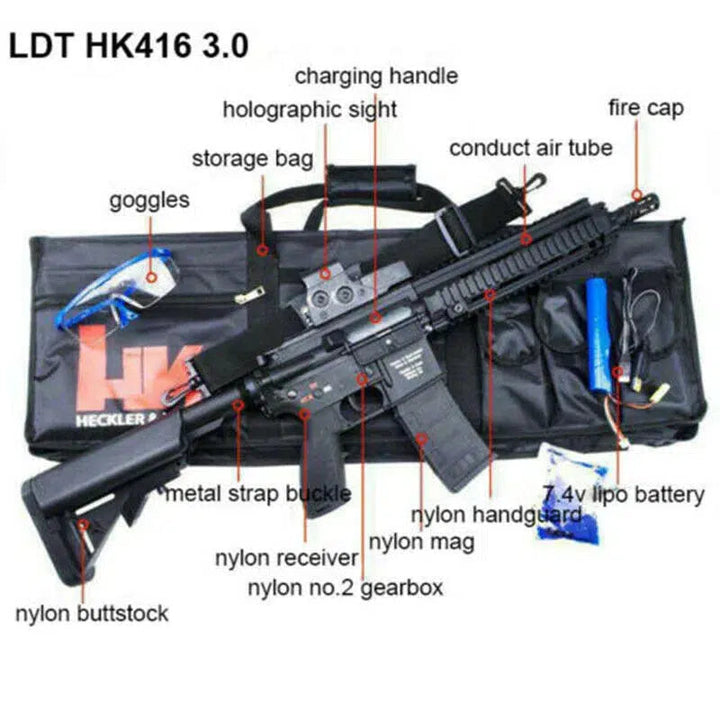 New electric HK416D V3.0 gel gun