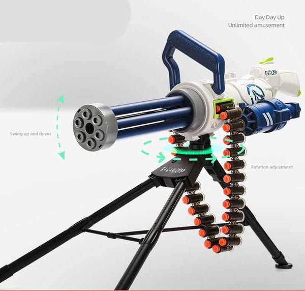 Gold Electric Machine Minigun Nerf Gatling Gun