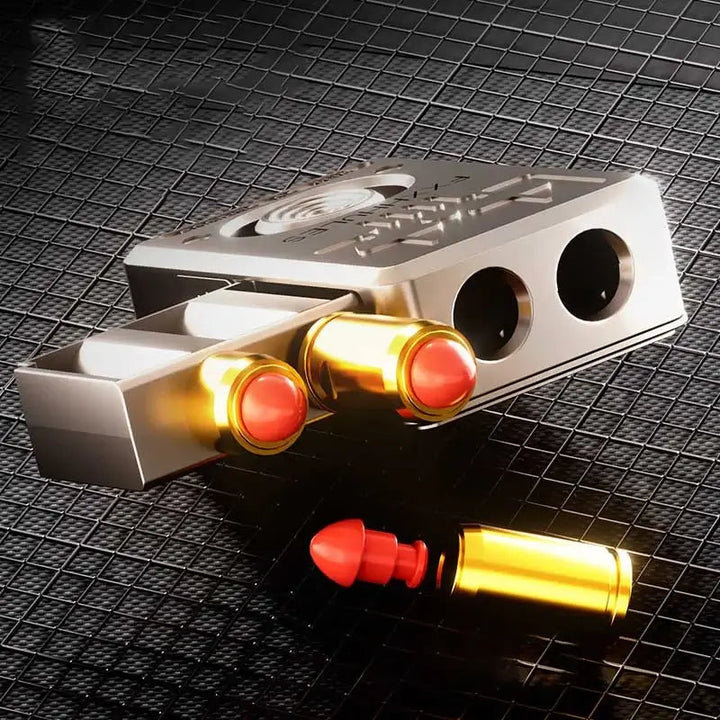 Alloy poker push card soft bullet toy gun