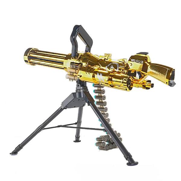 Gold Electric Machine Minigun Nerf Gatling Gun