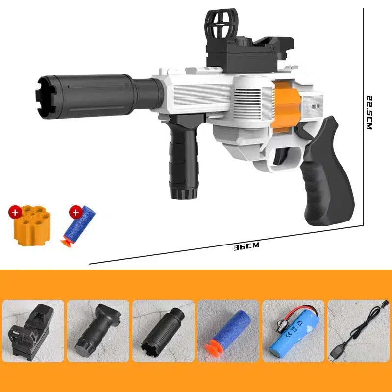 Electric 007 Revolver Foam Dart Blaster