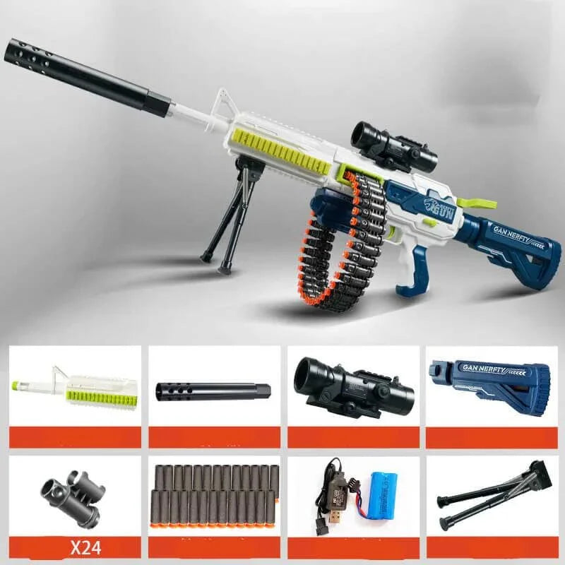 Adults Automatic M4A1-M249 Hybrid Machine Gun Nerf Guns