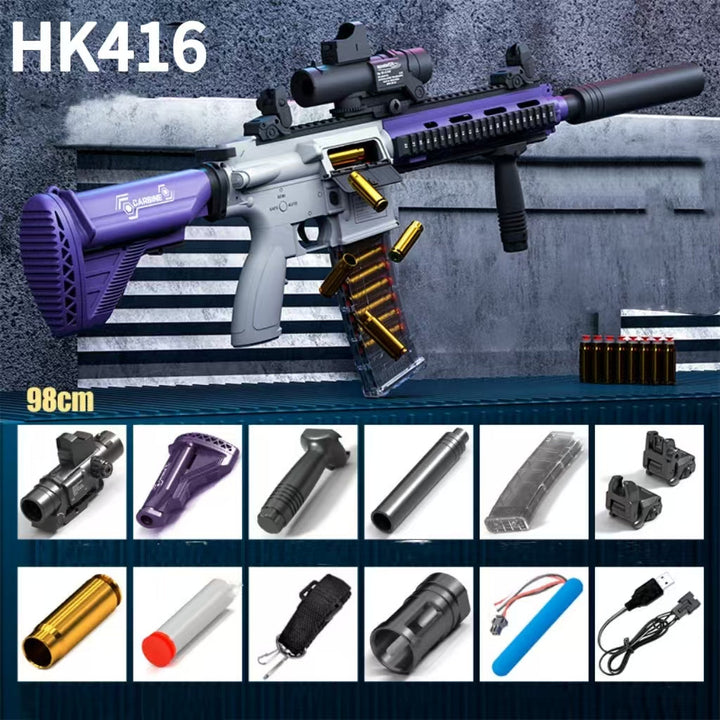 Discoloration Shell Ejection HK416/M4A1 Nerf Rifle