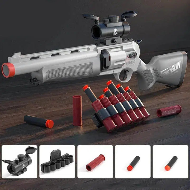 Realistic SR-410 Compact Revolver Shotgun Nerf Gun