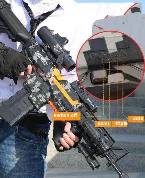 Electric Automatic HK416 Foam Dart Blaster