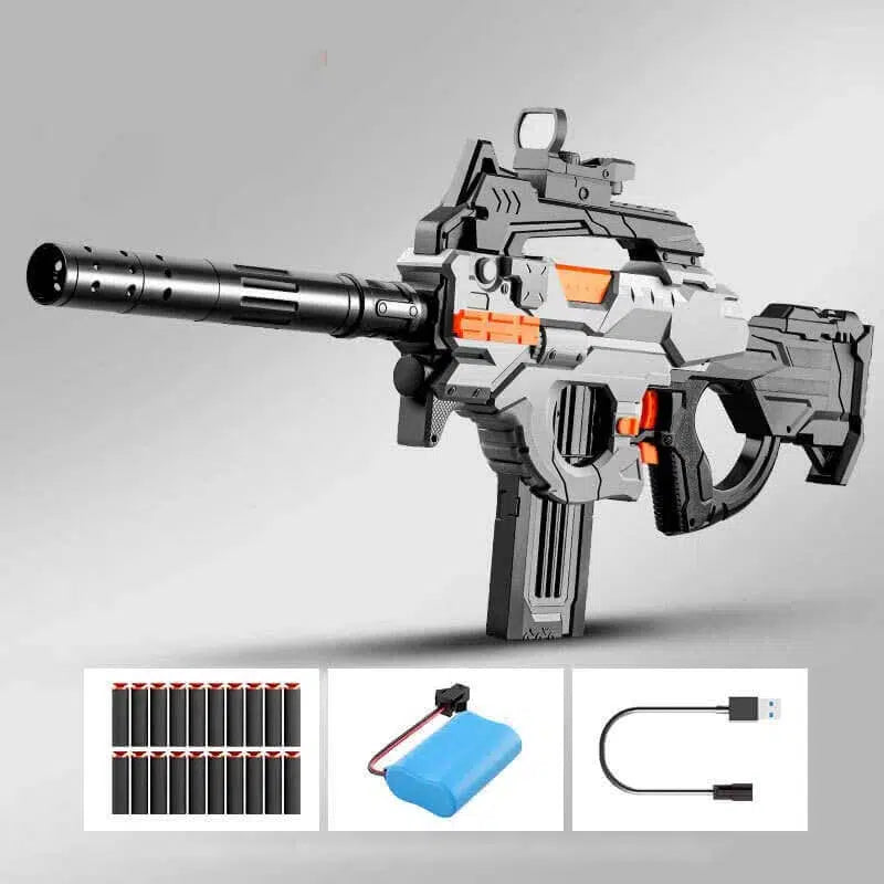 electric P90 nerf smg foam dart blaster