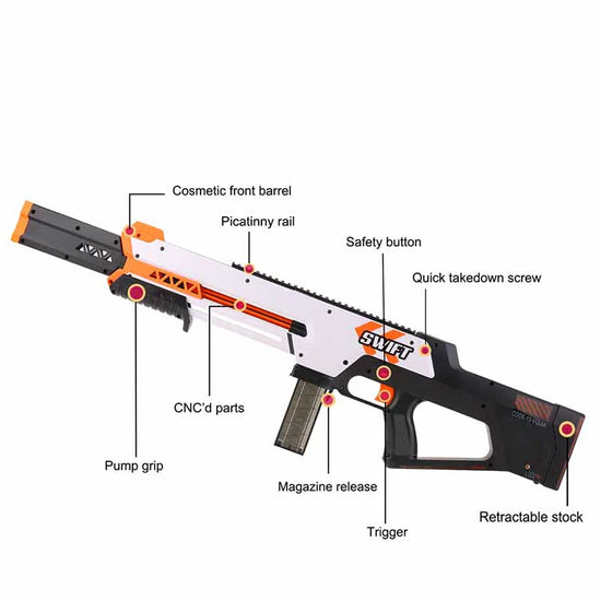 Swift Short Bullet Foam Dart blaster Nerf Gun