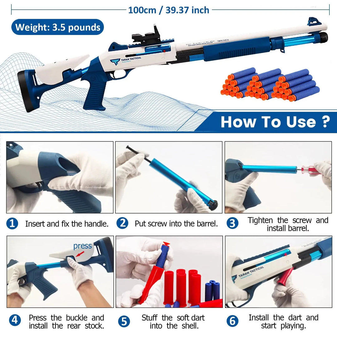 Powerful Pump UDL XM1014 shotgun nerf guns