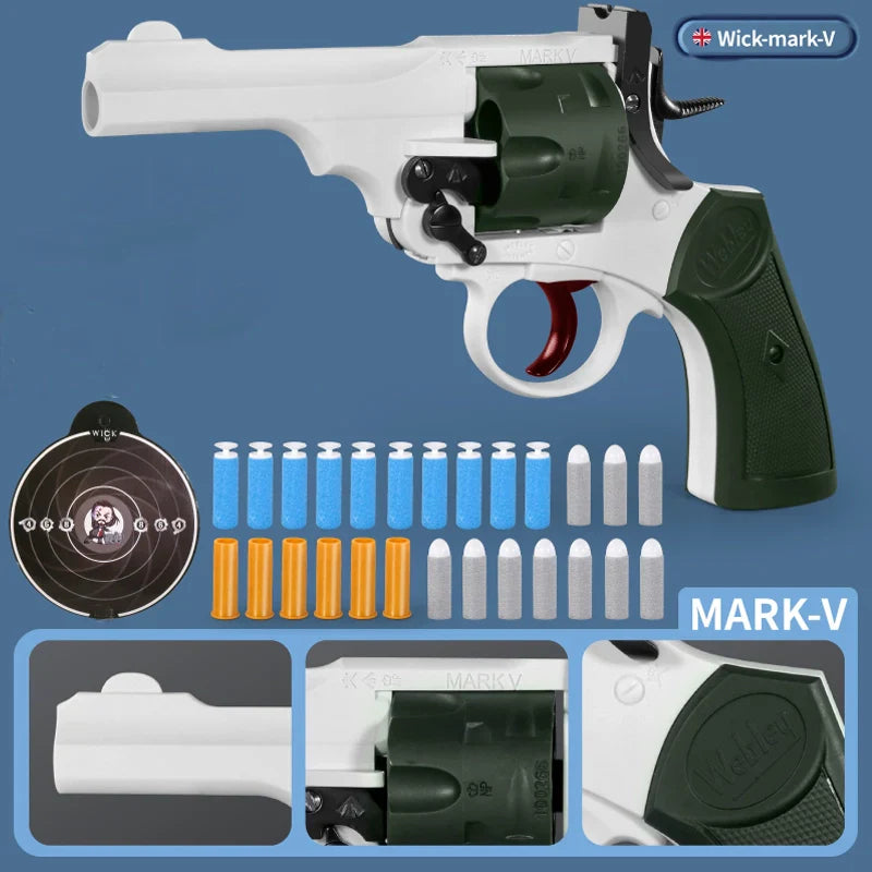 John Wick 4 MK5 Revolver Nerf Guns