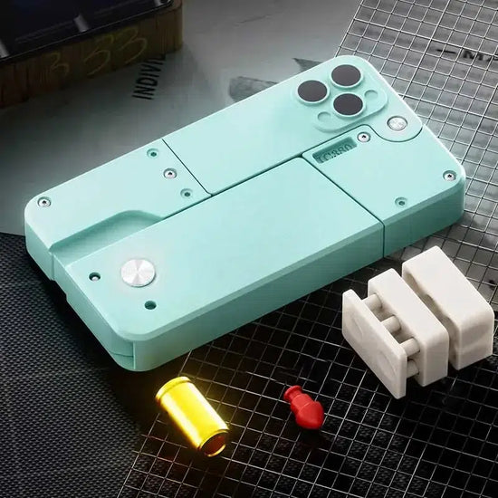 Folding Cellphone Foam Blaster Toy Gun