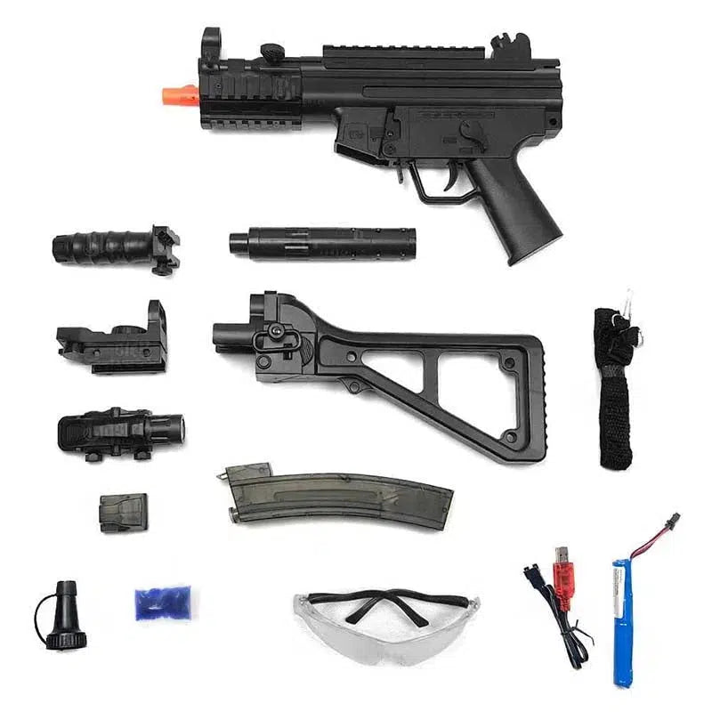 XYL gel and foam MP5K Gel Blaster Gun