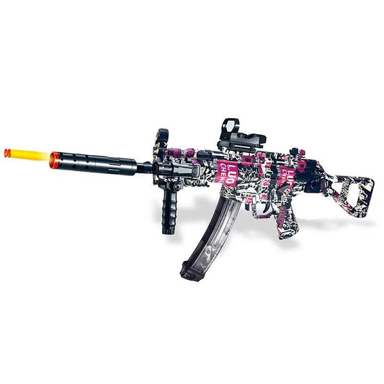 XYL gel and foam MP5K Gel Blaster Gun